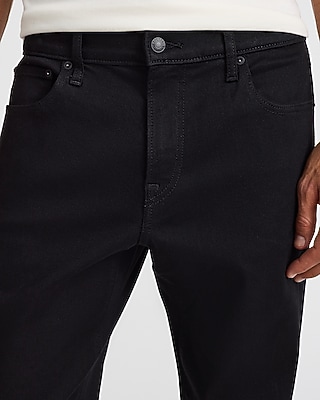 Slim Tapered Black Hyper Stretch Jeans