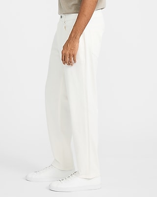 Slim Tapered White Hyper Stretch Jeans