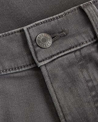 Slim Dark Gray Wash Stretch Jeans