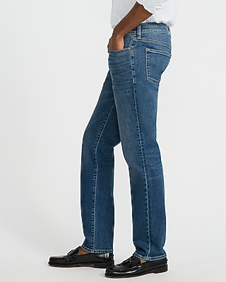 Slim Straight Dark Wash Jeans