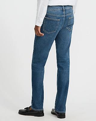 Slim Straight Dark Wash Jeans