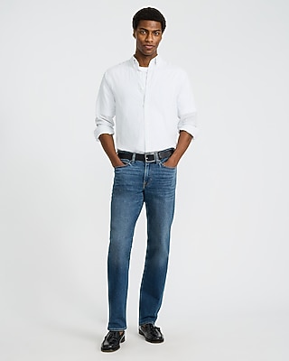 Slim Straight Dark Wash Jeans