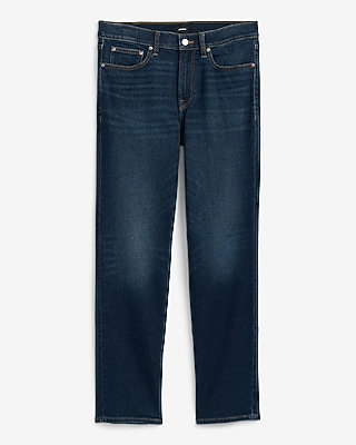 Slim Straight Dark Wash Jeans
