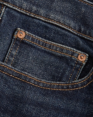 Slim Straight Dark Wash Jeans