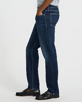 Slim Straight Dark Wash Jeans