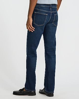 Slim Straight Dark Wash Jeans
