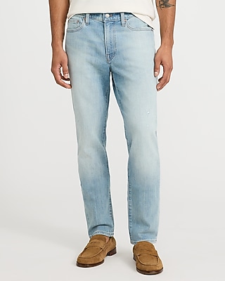 Straight Light Wash Jeans | Express