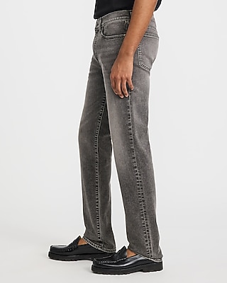 Slim Straight Washed Black Hyper Stretch Jeans