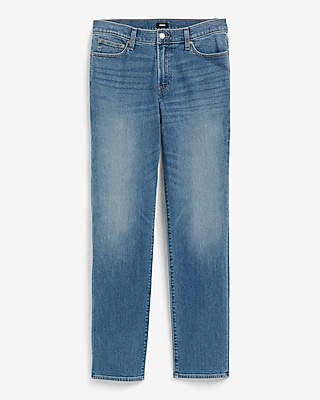 Slim Straight Medium Wash Jeans