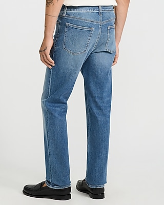 Slim Straight Medium Wash Jeans