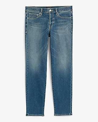 Slim Straight Medium Wash Jeans