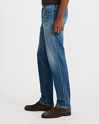 Slim Straight Medium Wash Jeans