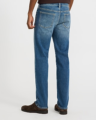 Slim Straight Medium Wash Jeans