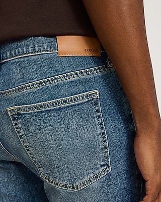 Slim Straight Medium Wash Jeans