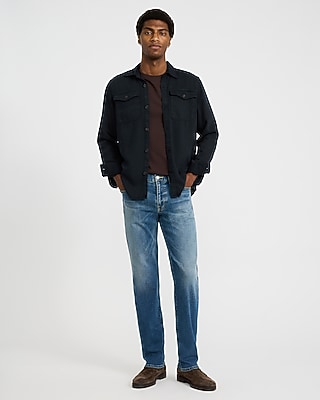 Slim Straight Medium Wash Jeans