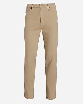 Slim Straight Khaki Hyper Stretch Jeans
