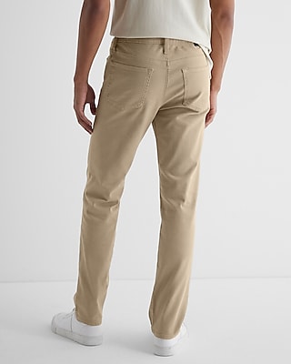 Slim Straight Khaki Hyper Stretch Jeans