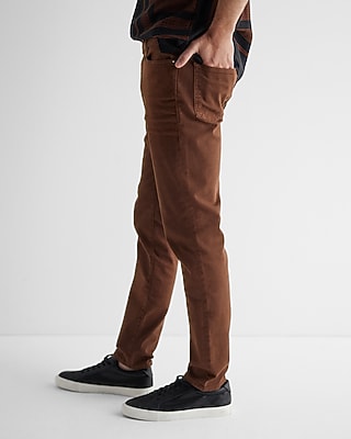 Skinny Brown Hyper Stretch Jeans
