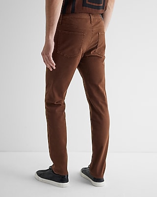 Skinny Brown Hyper Stretch Jeans