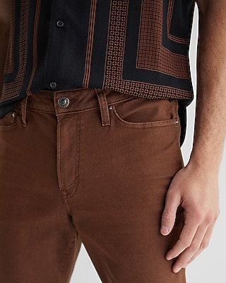 Skinny Brown Hyper Stretch Jeans