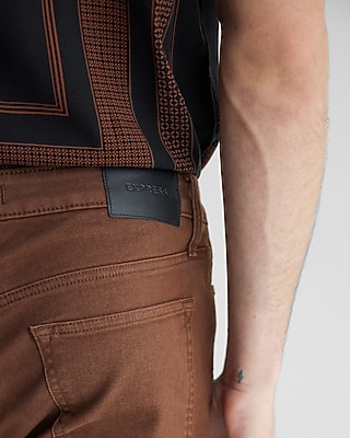 Skinny Brown Hyper Stretch Jeans