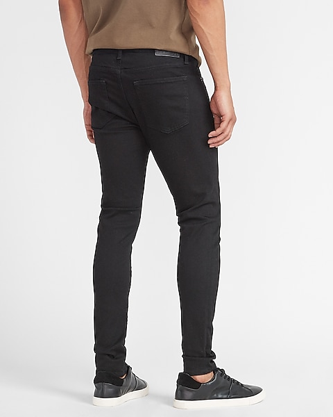 Super Skinny Black Rinse Hyper Stretch Jeans | Express