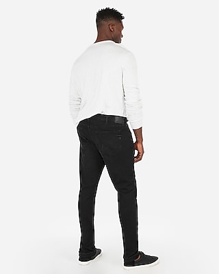 black ripped jeans mens express