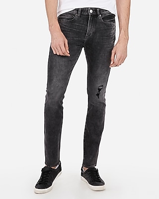 black super skinny stretch jeans