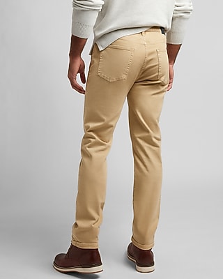mens stretch khaki jeans