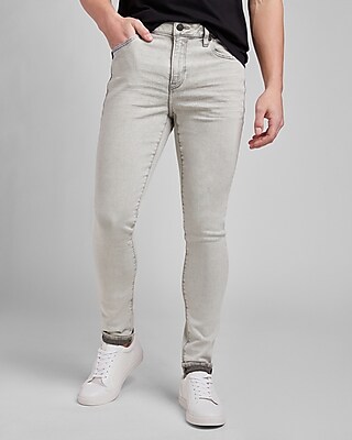 white super skinny jeans mens