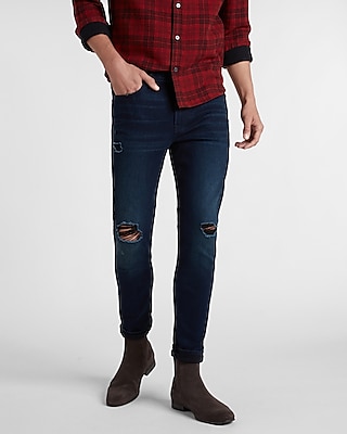 Skinny Dark Wash Temp Control Hyper Stretch Jeans