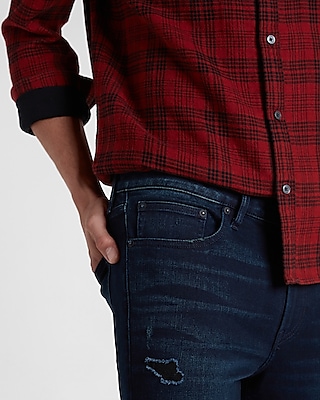 Skinny Dark Wash Temp Control Hyper Stretch Jeans