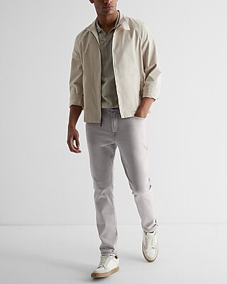 Skinny Gray Stretch Jeans