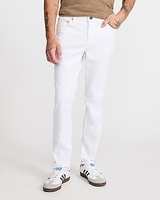 Skinny White Hyper Stretch Jeans