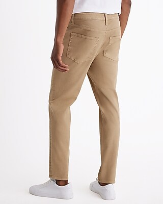 Athletic Skinny Light Brown Hyper Stretch Jeans