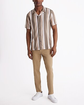 Athletic Skinny Light Brown Hyper Stretch Jeans