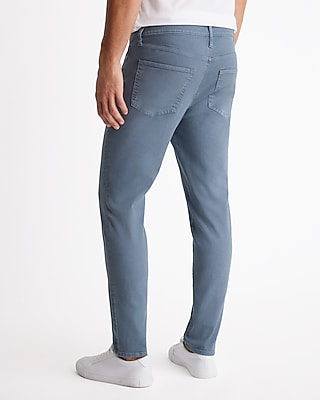 Athletic Skinny Dusty Blue Hyper Stretch Jeans
