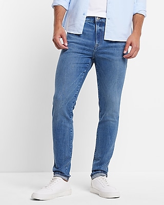 Men's Medium Wash Super Skinny Jeans