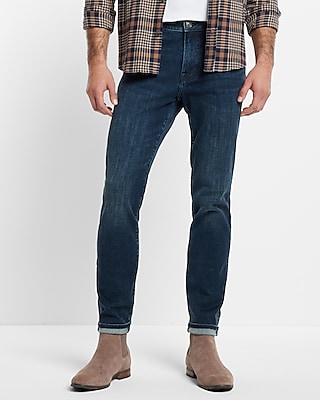 Athletic Skinny Dark Wash 4-Way Hyper Stretch Jeans