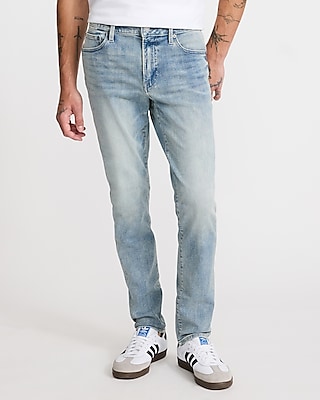 Skinny Light Wash Hyper Stretch Jeans