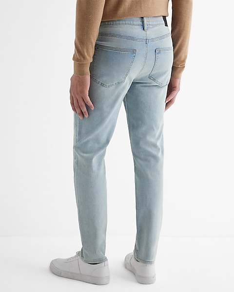 Athletic Slim Gray Wash Hyper Stretch Jeans