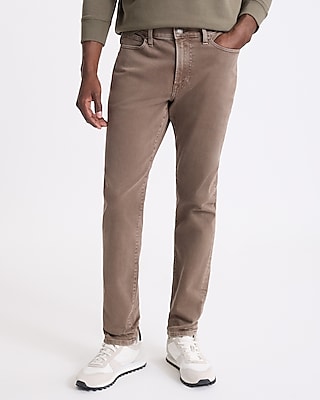 Skinny Light Brown Stretch Jeans