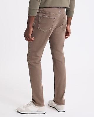 Skinny Light Brown Stretch Jeans