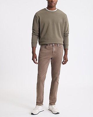 Skinny Light Brown Stretch Jeans