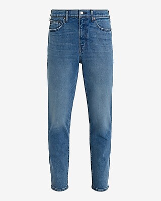 Athletic Skinny Medium Wash Stretch Jeans