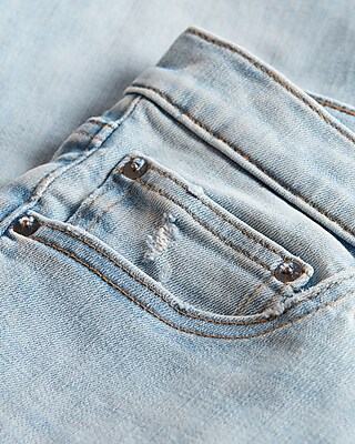 Skinny Light Wash Hyper Stretch Jeans