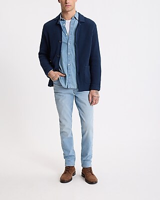 Skinny Light Wash Hyper Stretch Jeans