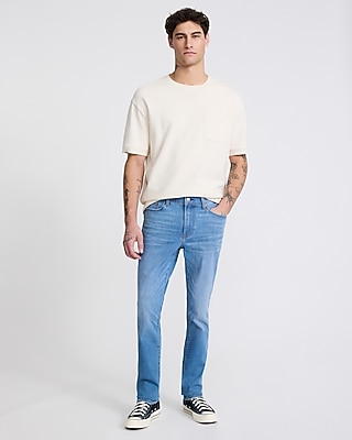 Skinny Light Wash Hyper Stretch Jeans - image 2