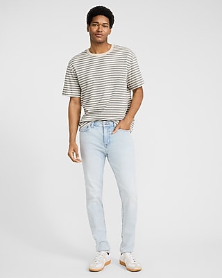 Skinny Light Wash Hyper Stretch Jeans