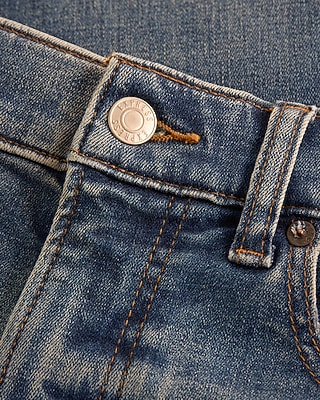 Barrel Dark Wash Stretch Jeans